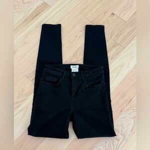 L'AGENCE Classic Black Denim L’Agence Margot Skinny Jeans size 26